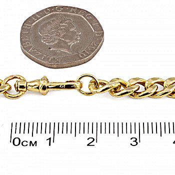 9ct gold 16.3g 20 inch curb Chain